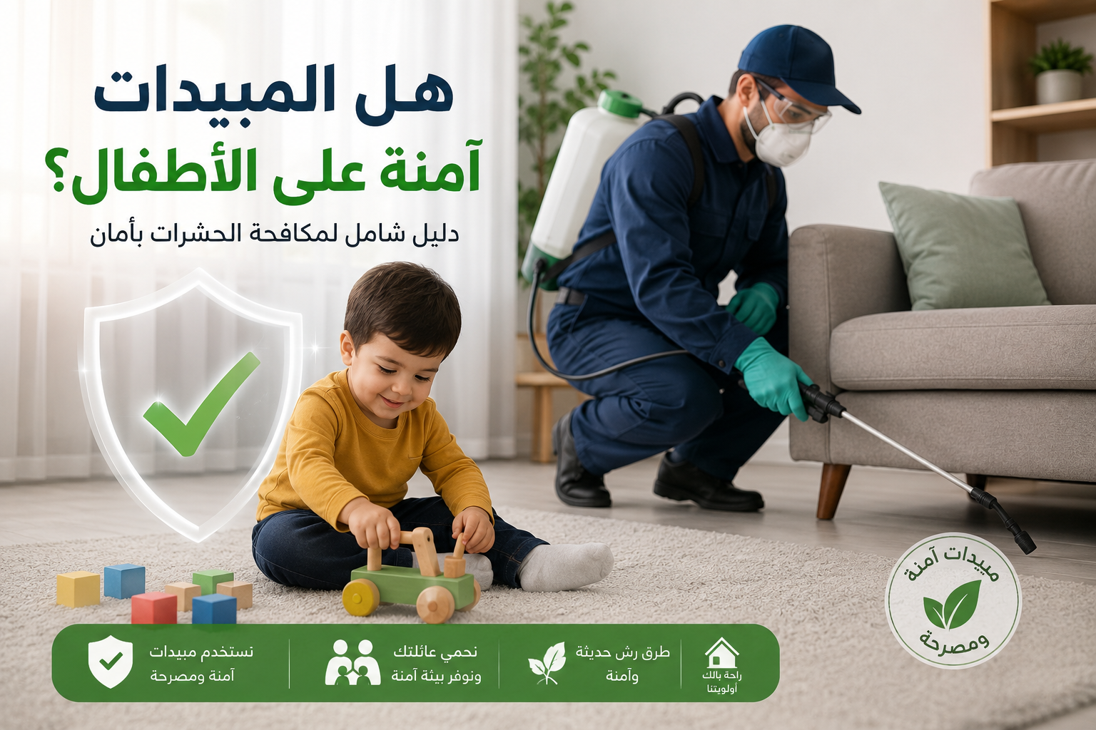 مكافحة الحشرات الامنة